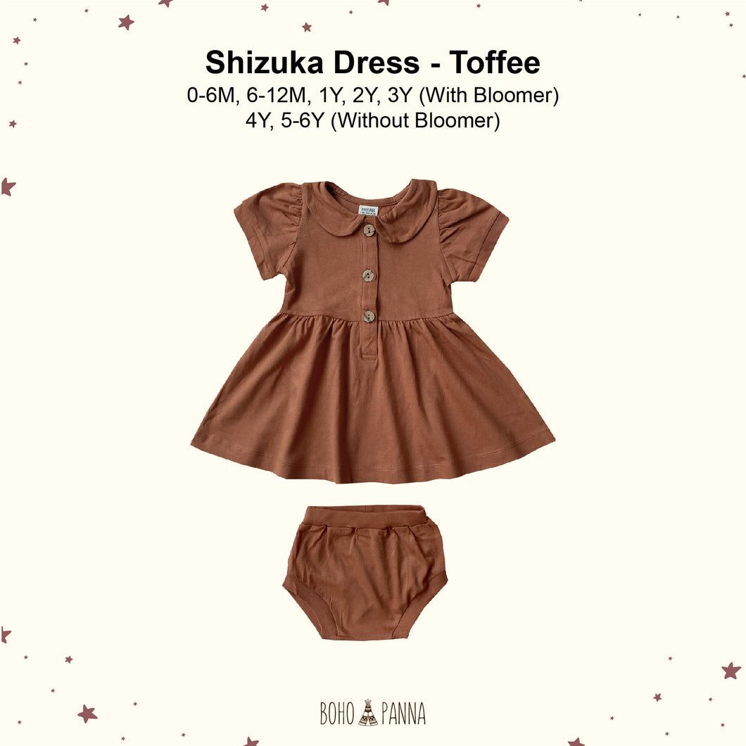 Shizuka Dress (0-6M 6-12M 1Y 2Y 3Y 4Y 5-6Y)