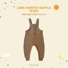 Load image into Gallery viewer, Long Romper Waffle (0-6M 6-12M 1Y 2Y)
