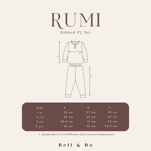 Pajamas Rumi (1Y 2Y 3Y 4Y)