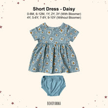 Load image into Gallery viewer, Short Dress - Daisy (6-12M 1Y 2Y 3Y 4Y 5-6Y)
